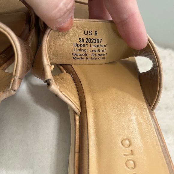 Nisolo Ellie All day clog Tan‎ wood Platform NEW - Picture 5 of 6